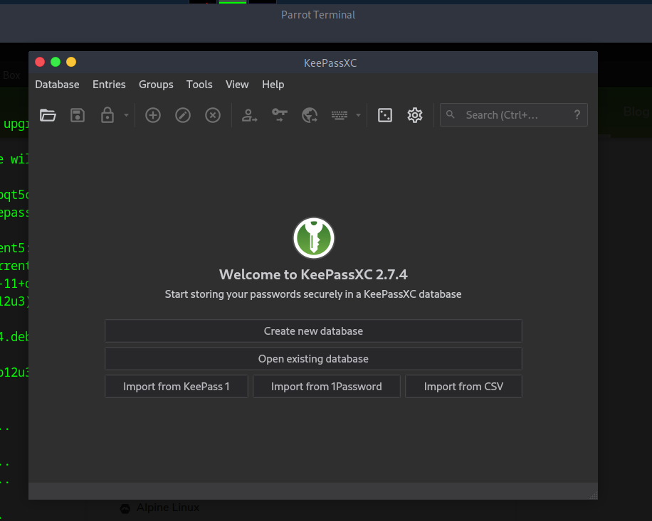 KeePassXC sous Linux