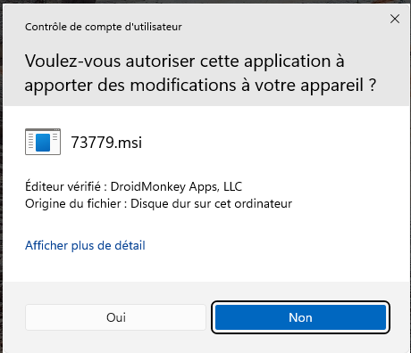 Permission Windows
